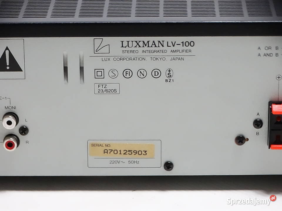 Wzmacniacz Stereo Luxman LV100 Vintage Japoński Biłgoraj sprzedam