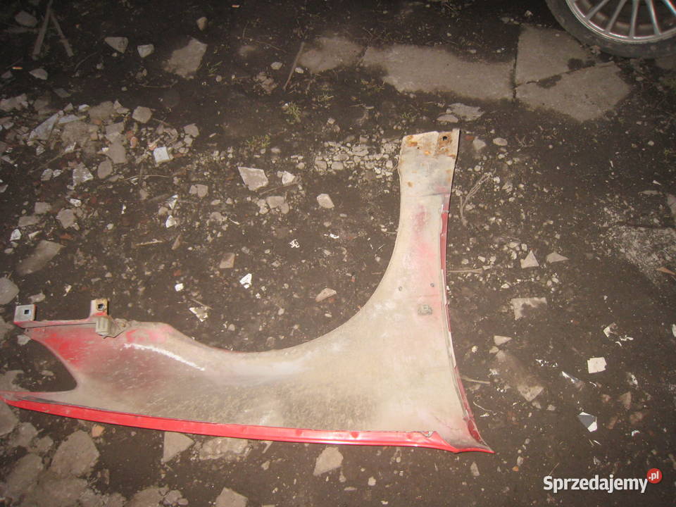 Błotnik przedni lewy Peugeot 306 9301 czerwony małopolskie Kraków