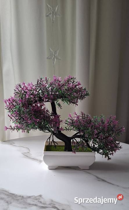 Sztuczne drzewko Bonsai z doniczką miniaturka Małkinia Górna