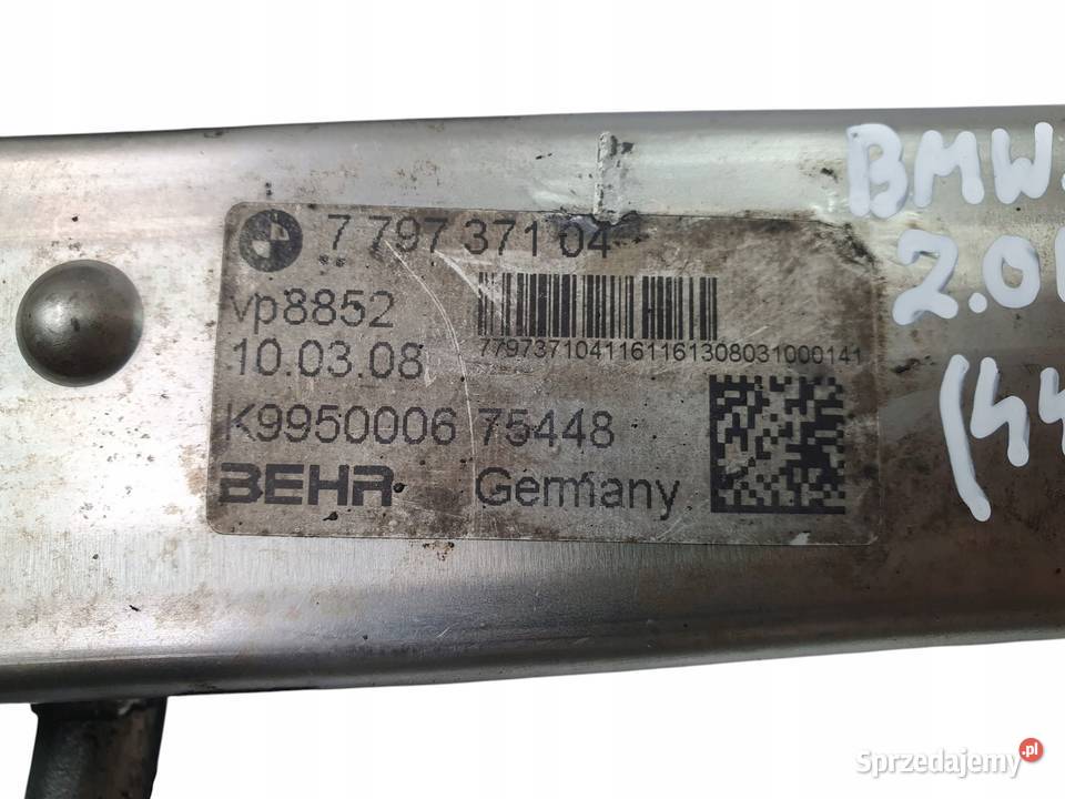 CHŁODNICA SPALIN EGR BMW E87 E90 E91 20 D Chełm sprzedam
