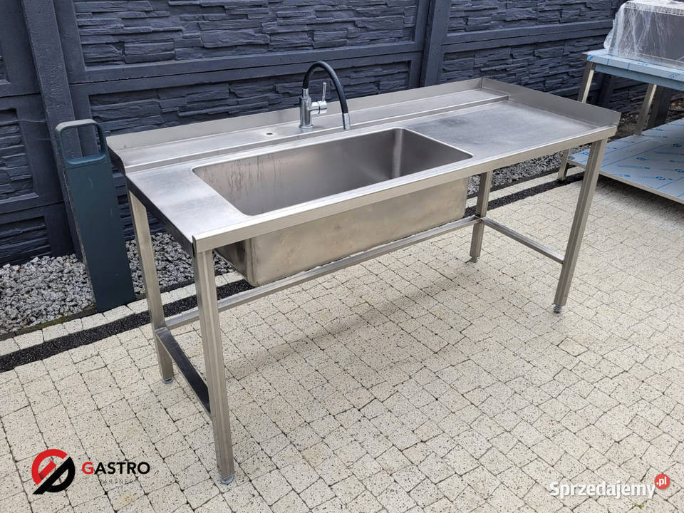 Zlew gastronomiczny 1komorowy 190x70x85 wielkopolskie
