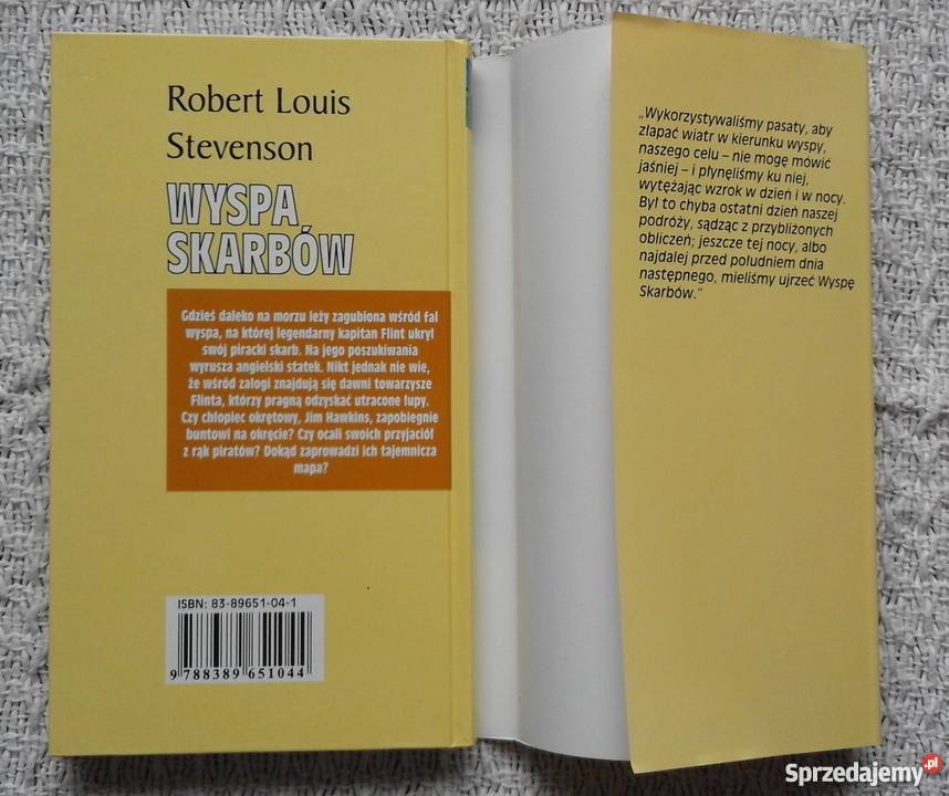 Wyspa skarbów Robert L Stevenson literatura piękna - proza zagraniczna Białystok