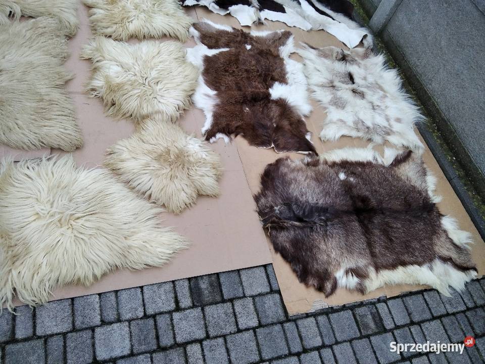 Skóra naturalna dekoracja dywanik chodnik