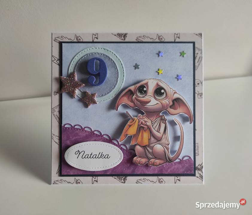 Personalizowana kartka ręcznie robiona na