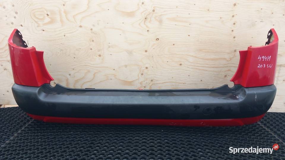 PEUGEOT 207 SW KOMBI ZDERZAK TYŁ KKNB Zbierkowo sprzedam