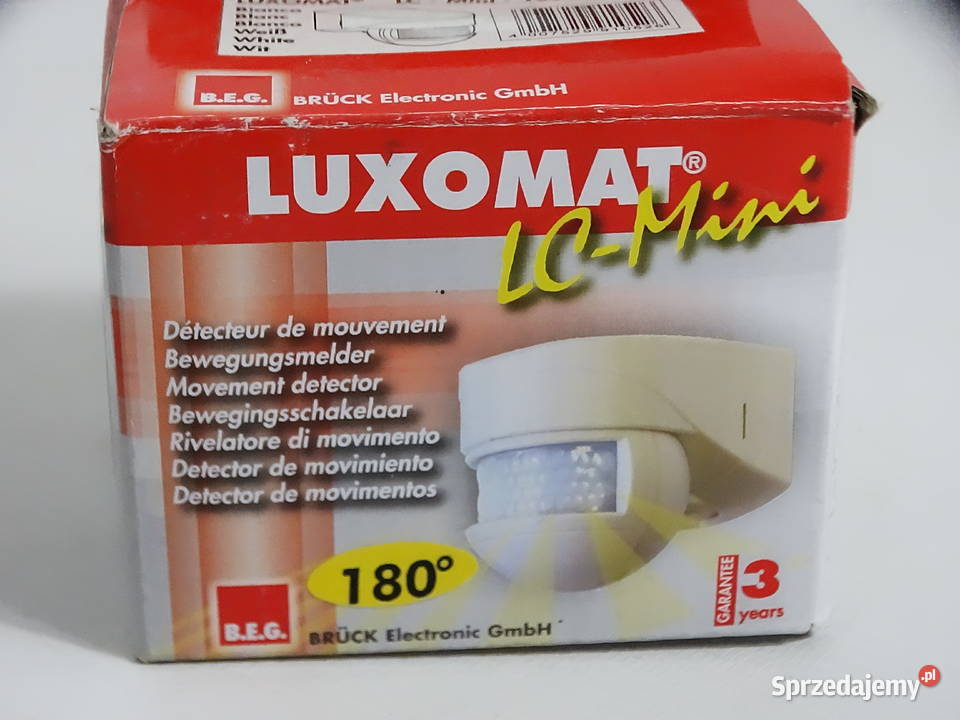 Czujnik Ruchu BEG LUXOMAT LCMini 180 NOWY Biały Biłgoraj