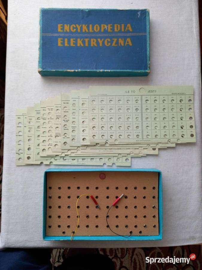 Encyklopedia Elektryczna gra z czasów PRLu Tomaszów Lubelski sprzedam