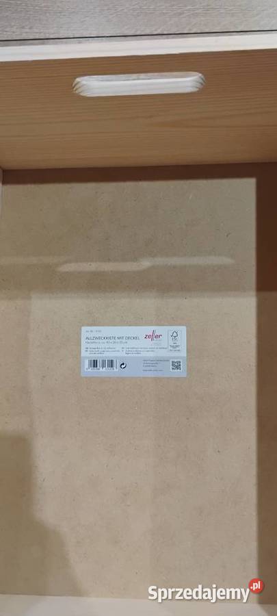 Duża drewniana skrzynka Kłobuck