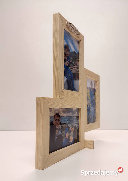 Ramka Na Zdjęcia 10x15 DREWNO Napis DEDYKACJA Toruń