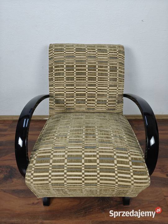 Stylowy fotel Halabala z lat 30 renowacji Warszawa