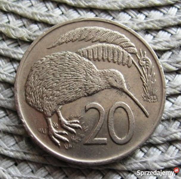 Nowa Zelandia 20 Centów 1977r Kalisz sprzedam