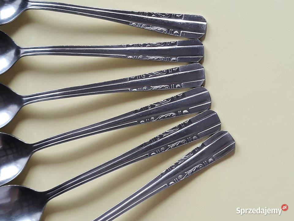 Łyżeczki do herbaty SATURN sztućce PRL Dąbrowa Górnicza sprzedam
