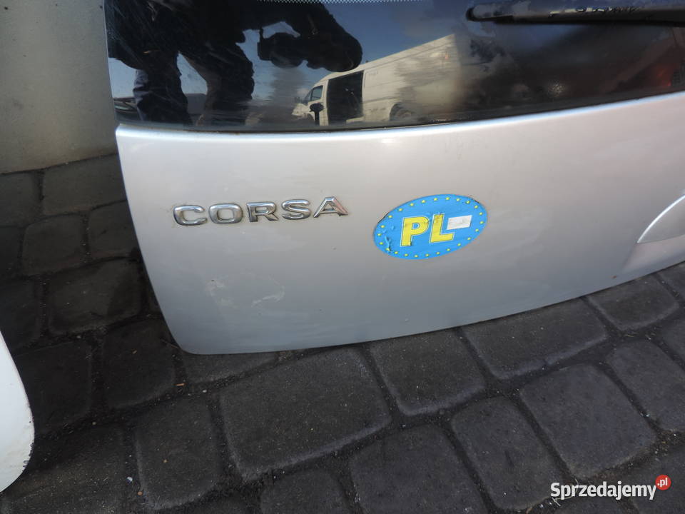 OPEL CORSA C KLAPA BAGAŻNIKA TYŁ TYLNA Z157 Rok produkcji 2004 Klapy bagażnika Nowy Sącz