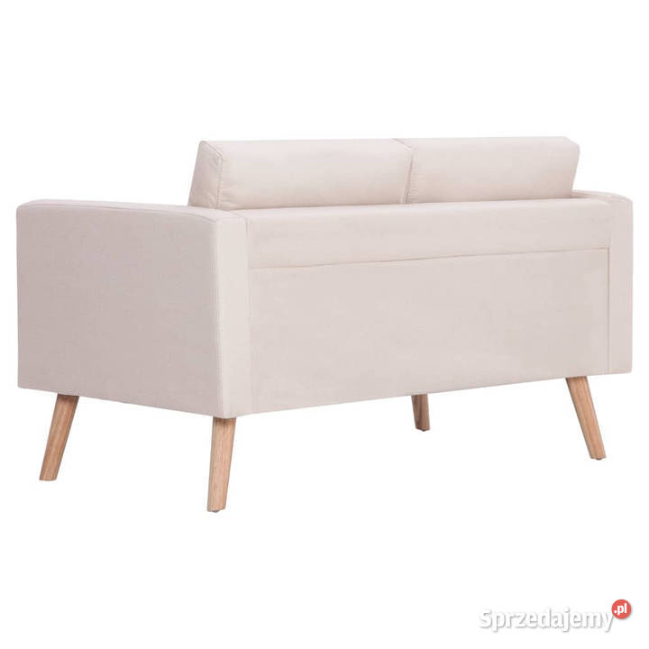 Sofa 2osobowa materiałowa kremowa WM281351 Warszawa