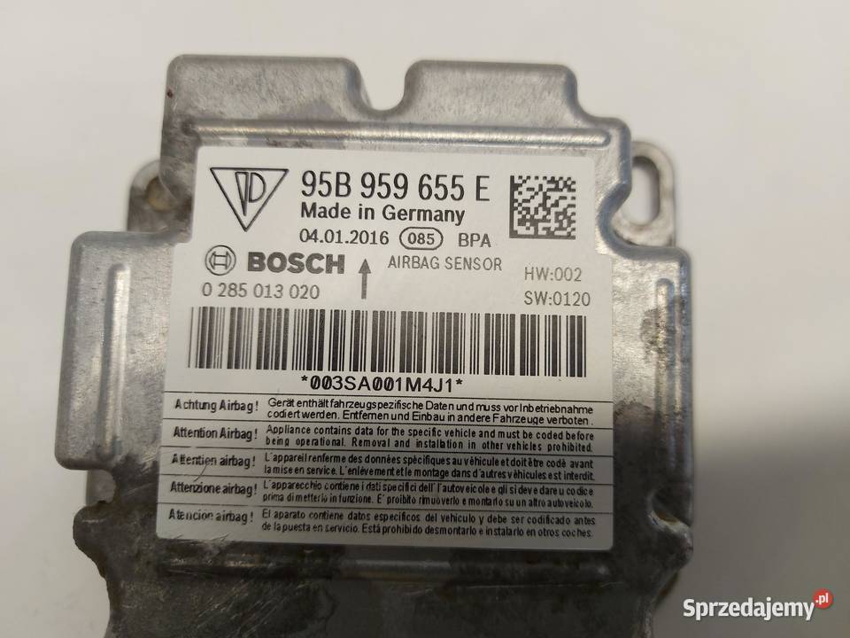 PORSCHE MACAN S 95B Moduł sterownik poduszek sprzedam