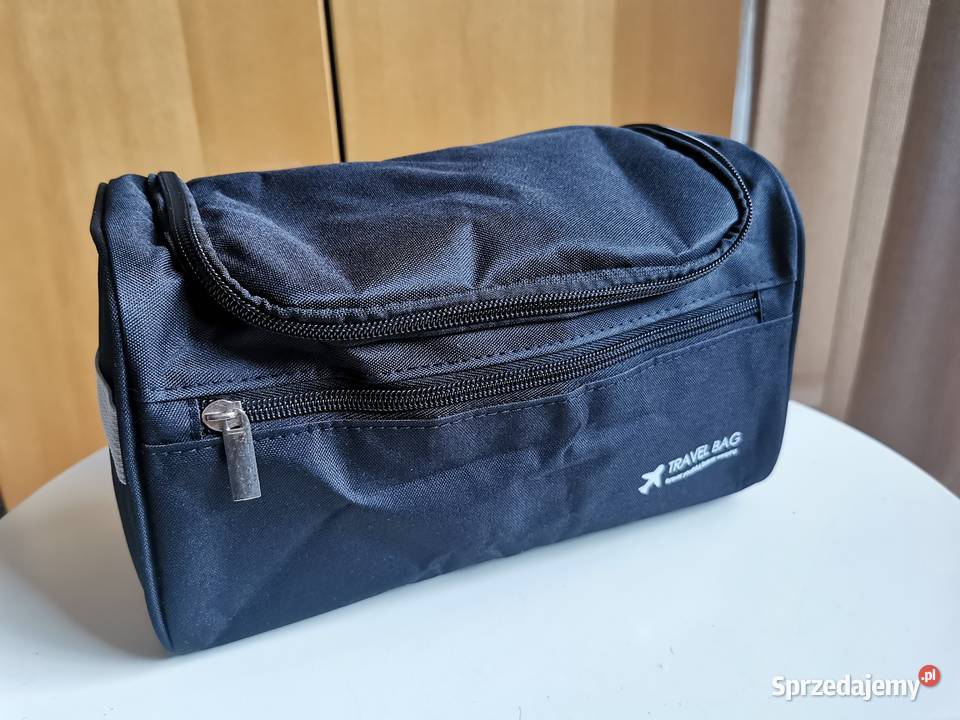 Kosmetyczka podróżna czarna duża 26x14x16 Siemianowice Śląskie sprzedam