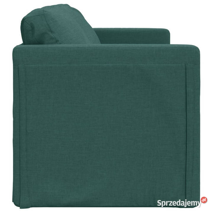 Sofa podłogowa 2w1 ciemnozielona 112x174x55 mazowieckie Warszawa