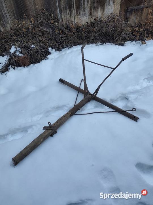 Rama zabytkowy płużek konny pług bronka radło Pozostałe sprzedam