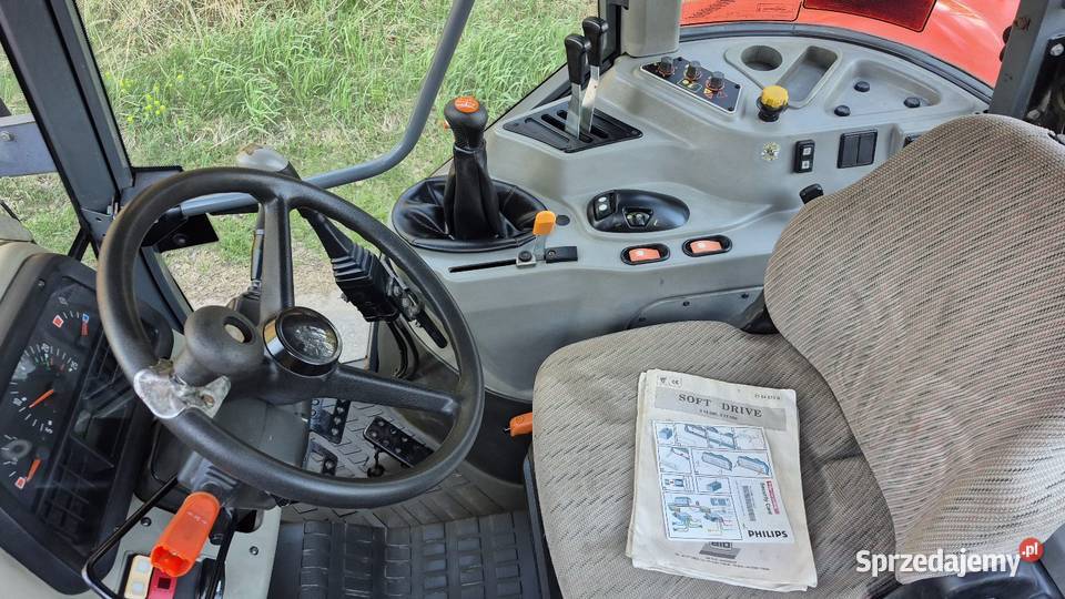 Massey Ferguson 4355 Renault Ares 566RZ wielkopolskie Obrzębin