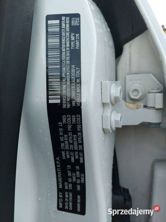 MASERATI LEVANTE 2018 Q4 GRANLUSSO Sanok