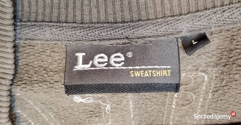 Bluza Lee ZipUp lata 9000 zgniła zieleń rozmiar Katowice
