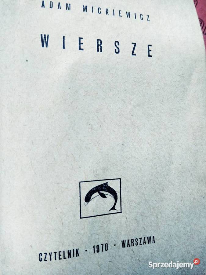 Mickiewicz Wiersze Rok wydania 1970