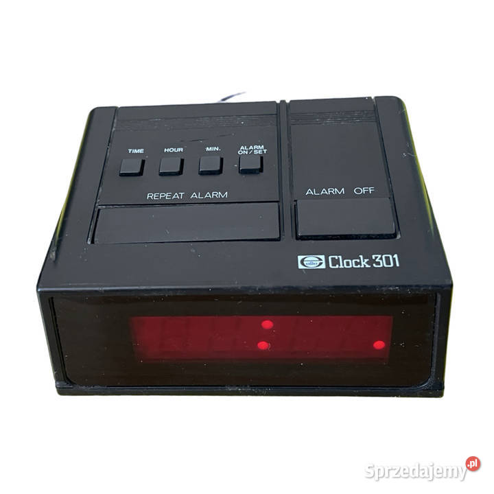 Zegar elektryczny budzik Elite Clock 301 Niemcy czarny Zegary Warszawa