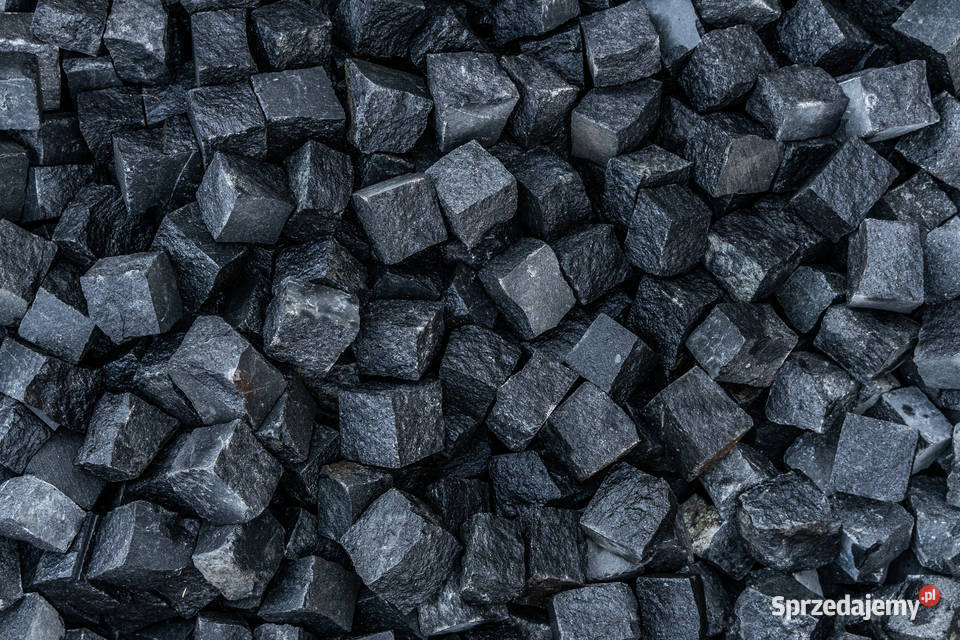 Kostka granitowa czarny szwed czerwona vanga Micigózd