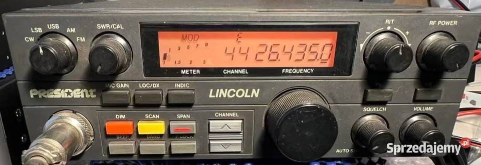 Sprzedam Radio President Lincoln CB radia łódzkie Cudniki