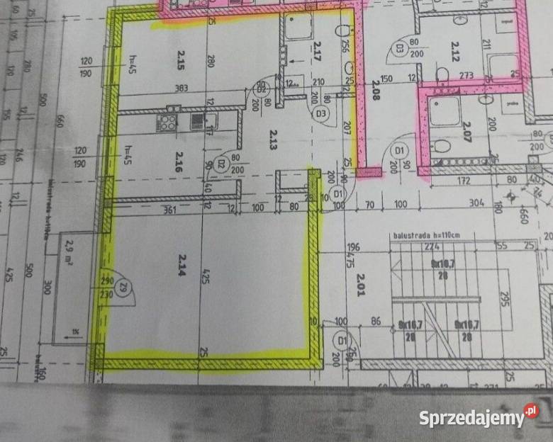 Mieszkanie 62m2 centrum miasta park skarbowa balkon Sprzedaż