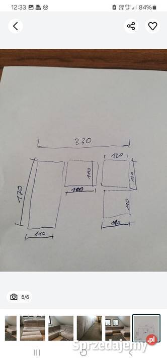 Sofa modułowa duża Zamczysk sprzedam