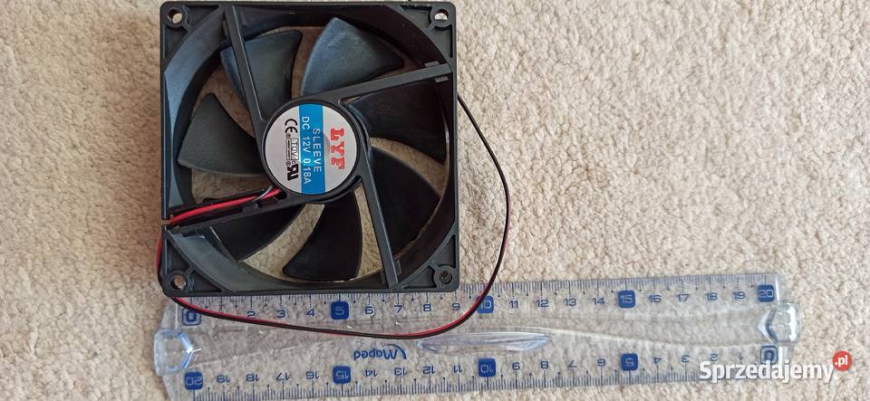 Wiatrak wentylator 91x91x24mm 12V Pozostałe Białystok