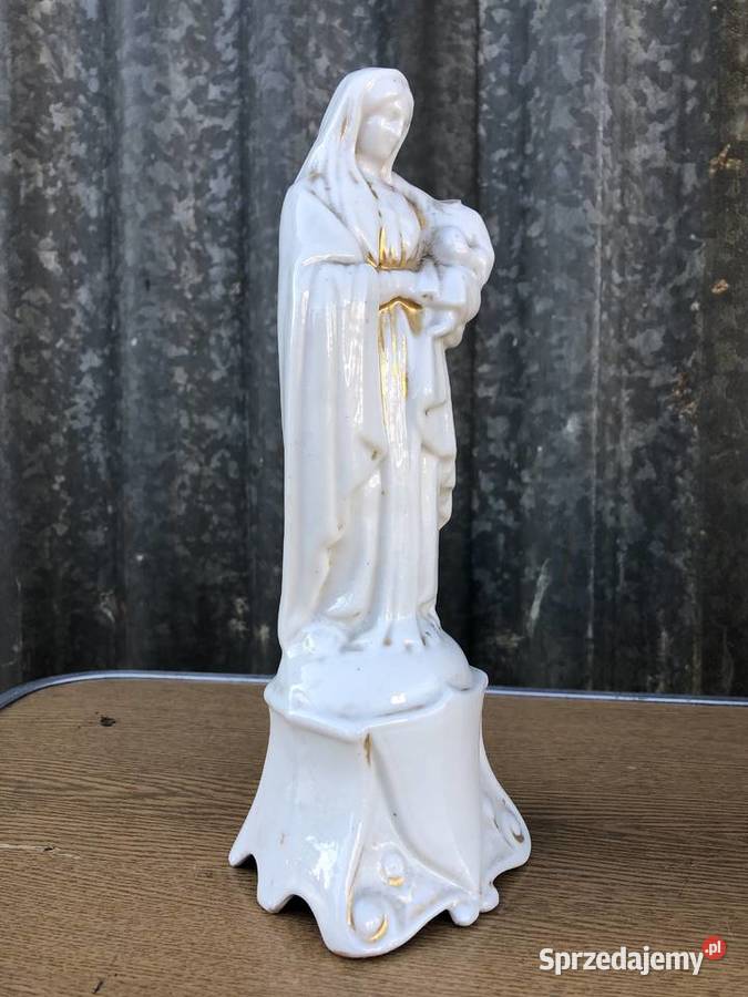 Antyk figurka porcelanowa Maryja Łowicz sprzedam