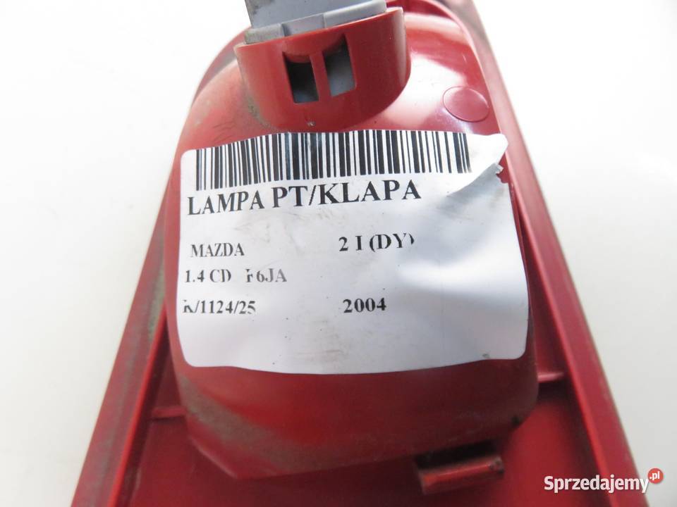 LAMPA PRAWA TYLNA KLAPA MAZDA 2 I 2ZR96483502 małopolskie