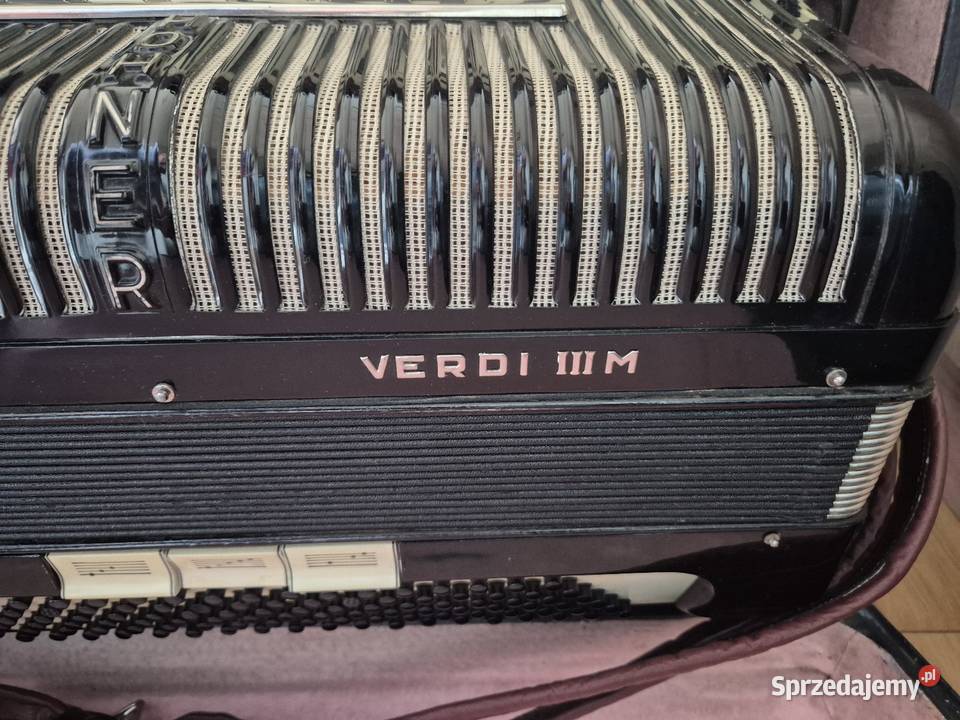 Akordeon Hohner Verdi III M Instrumenty klawiszowe i MIDI wielkopolskie Poznań