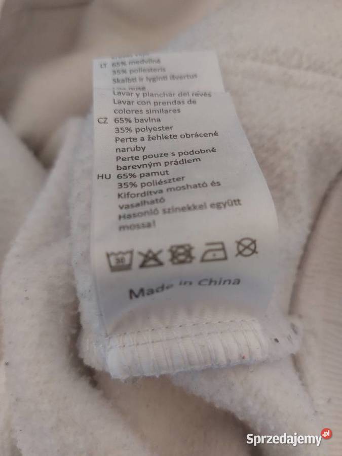 Biała bluza Mister Tee SKRRT Kraków sprzedam