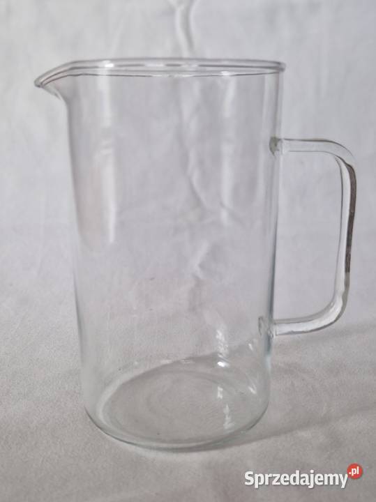 Duży dzbanek cylinder ze szkła żaroodpornego 1l mazowieckie sprzedam