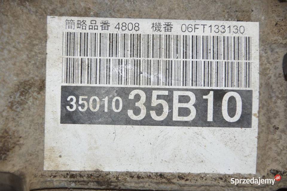 SKRZYNIA BIEGÓW TOYOTA FJ CRUISER 3501035B10 osobowe Lipno