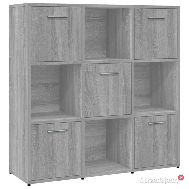 Regał na książki szary dąb sonoma 90x30x90 sprzedam