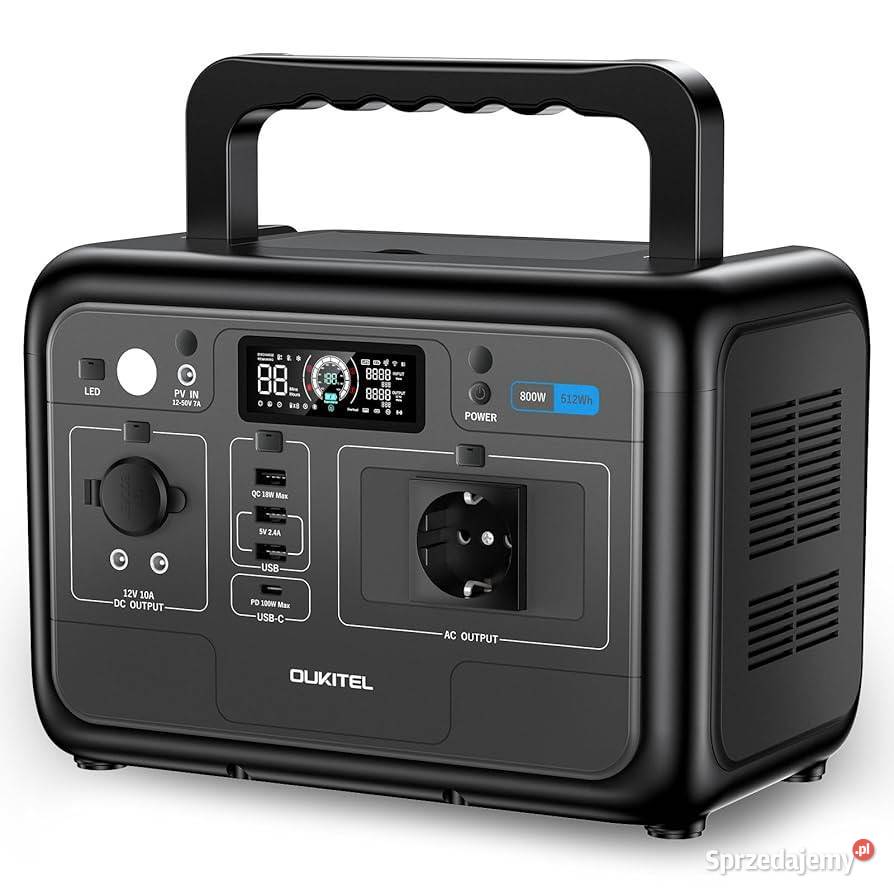 Przenośna stacja ładująca Oukitel 800W 512WH Wrocław sprzedam