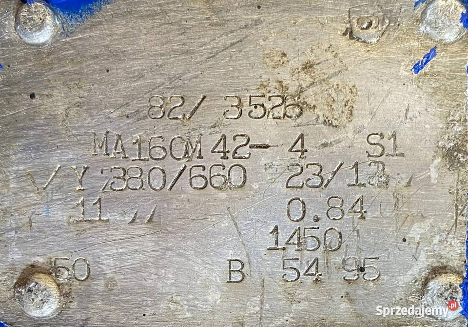 silnik elektryczny 11kW 1450obr 3fazowy Pigża