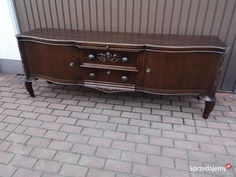 Komoda Niska RTV 197 Dębowa Solidna Zgrabna Swarzędz