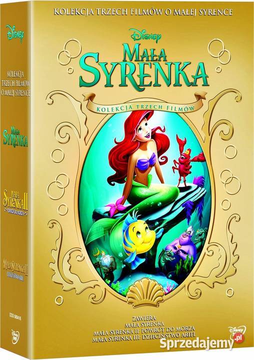 MAŁA SYRENKA TRYLOGIA DISNEY Kalisz