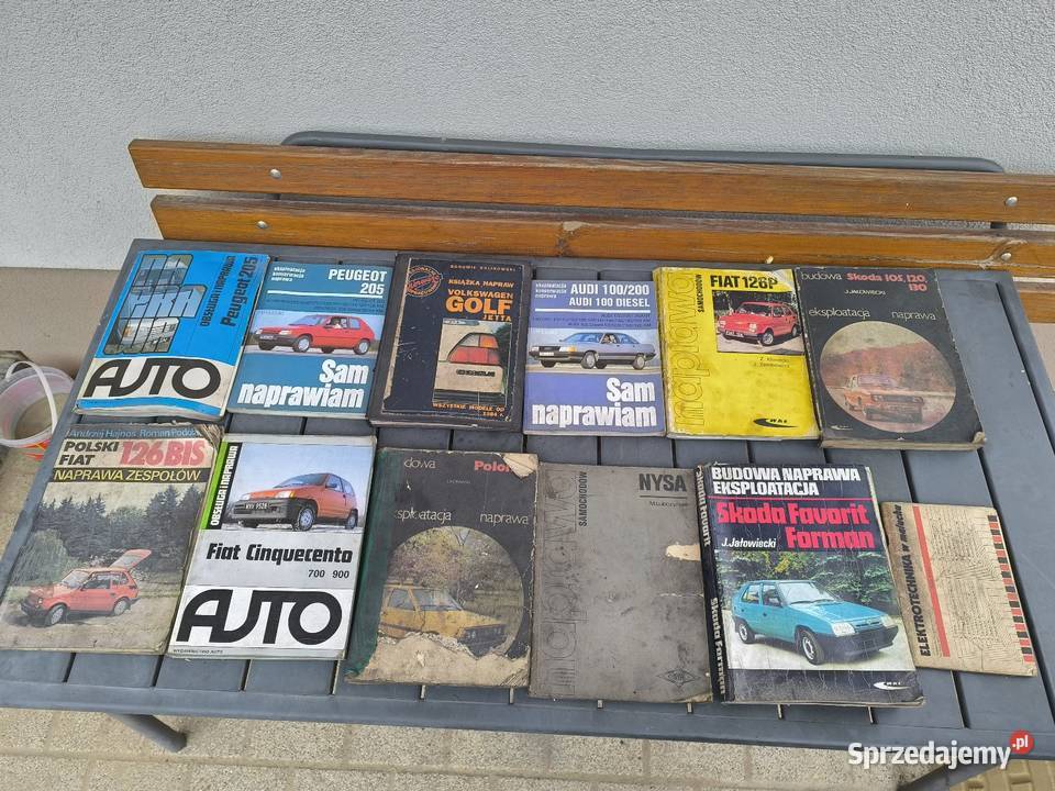 Książki motoryzacyjne Rzeszów sprzedam