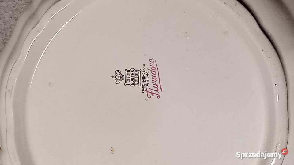 Booths fason Floradora Angielska Waza England Porcelana i szkło