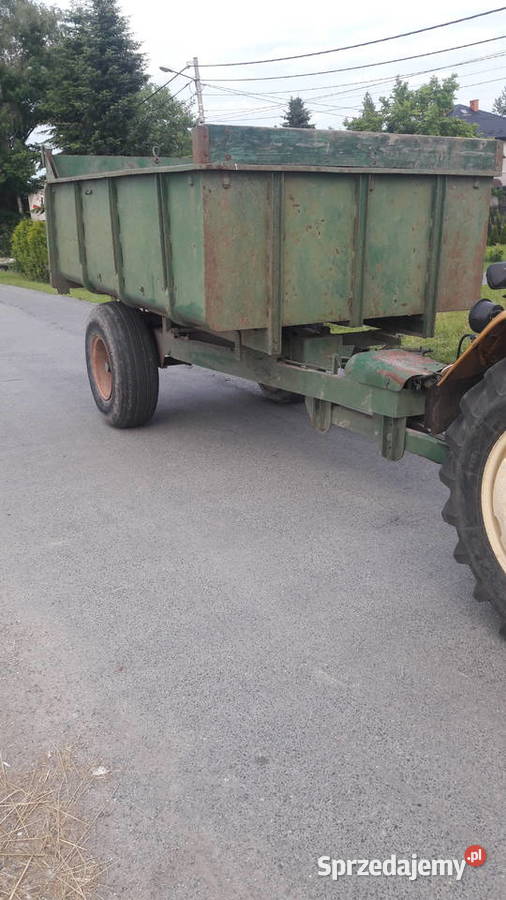 Przyczepa jednoosiowa z kiprem Bochnia
