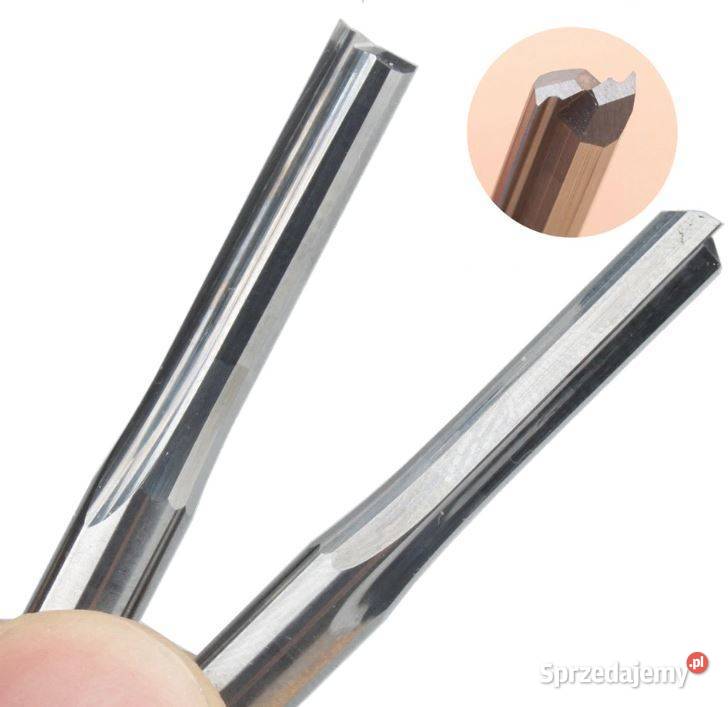Frez Prosty węglik 2p 6mm VHM cnc DREWNO SKLEJKA Czechowice-Dziedzice