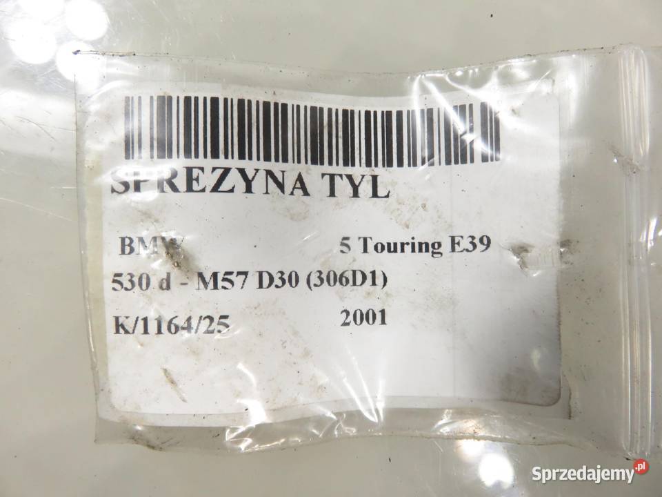 SPRĘŻYNY TYŁ BMW E39 KOMBI