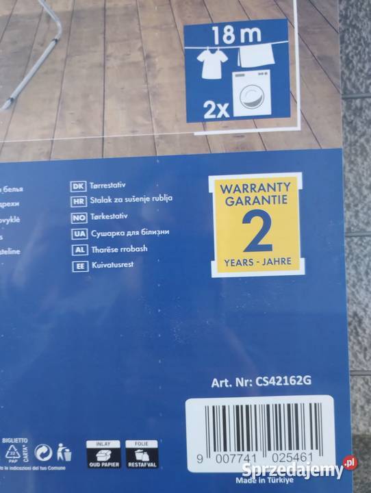 NOWA Suszarka na bieliznę pranie ubrania Zabrze