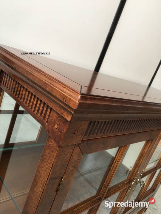 Klasyczna witryna drewniana Luiza 37 orzechowa Przemyśl